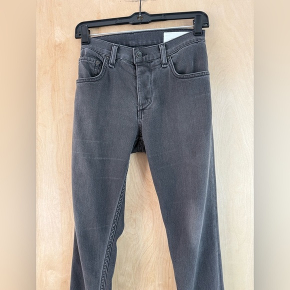 rag & bone Men's Charcoal Skinny Jeans - Picture 8 of 14